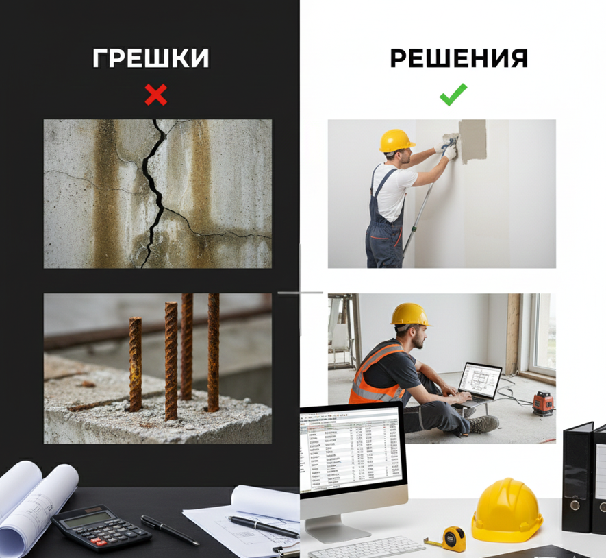 Грешки в строителството и как да ги избегнете