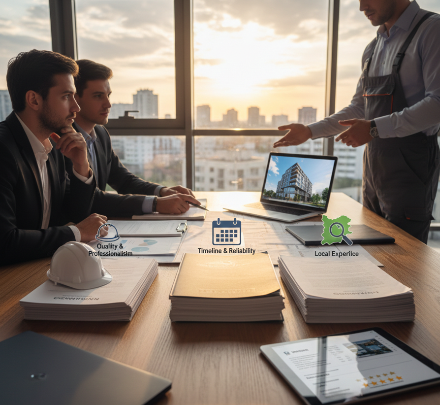 Избор на строителна фирма във Варна